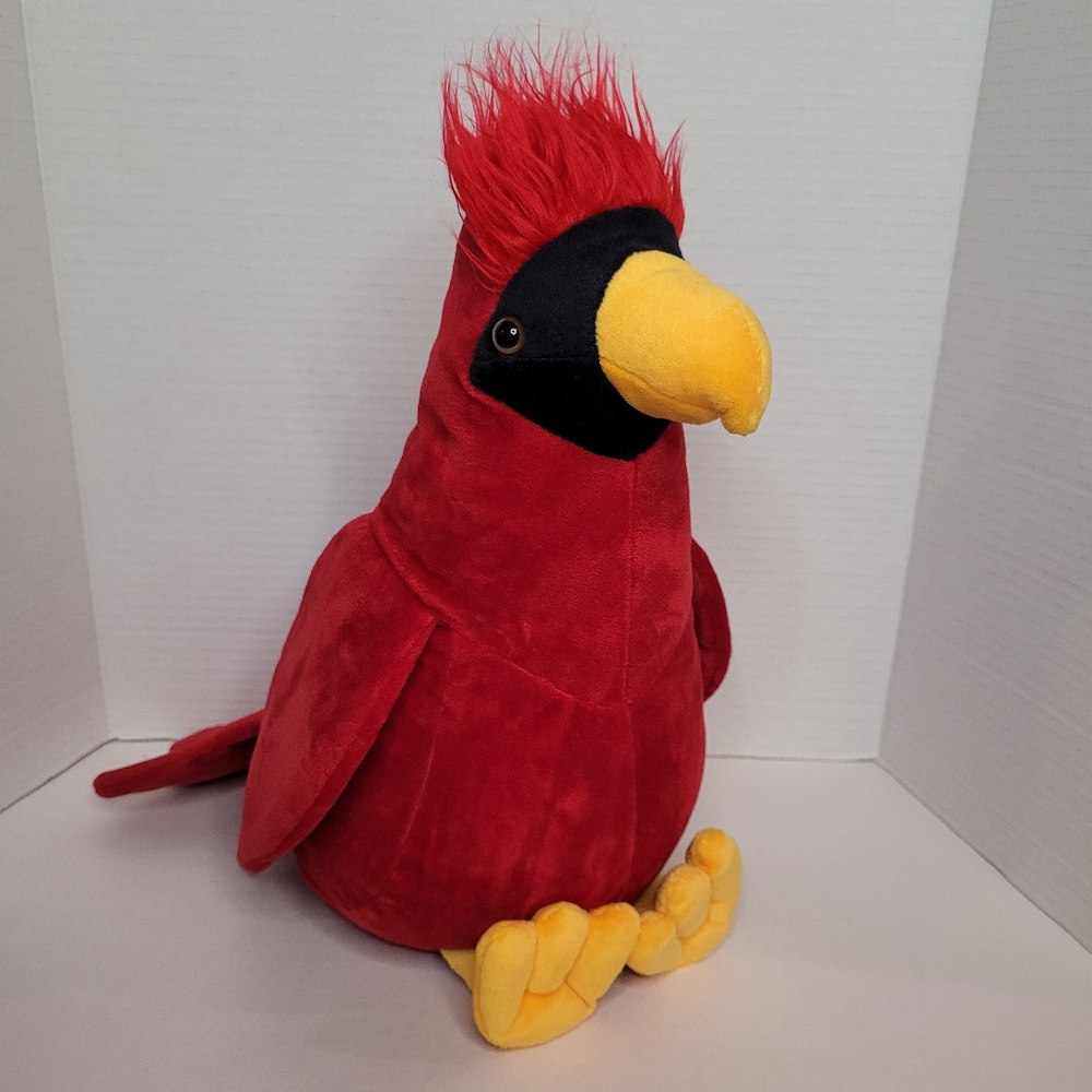 Red Cardinal Large Plush Stuffed Bird Animal 14"